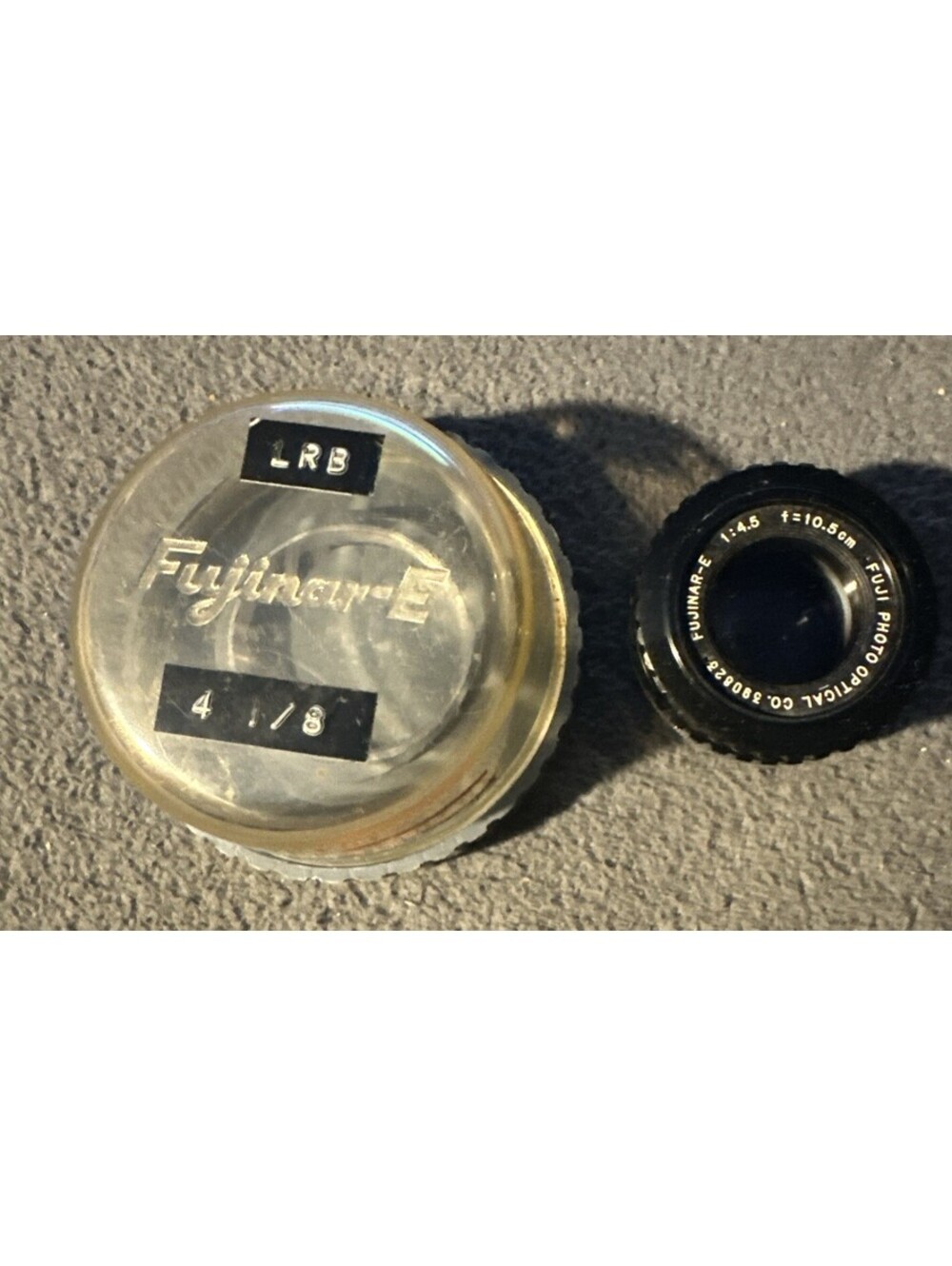 Fujinar-E Fuji Photo Optical CO. 390823 1:4.5 F=10.5 Cm From Japan With Case